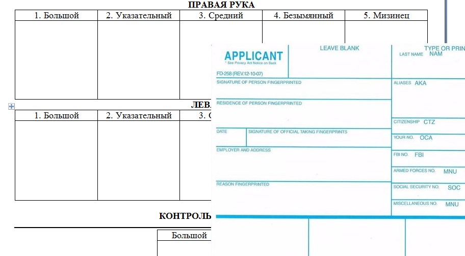 Fingerprinting Filling Out A Form FD 258 doj-form-fd-258-1999-fill-and-sign-printable-template-online-us